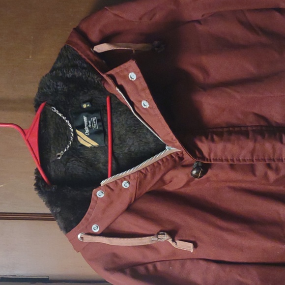 Vintage Sears chore Barn jacket coat blanket lined LG long trench 60s workwear - Picture 3 of 14